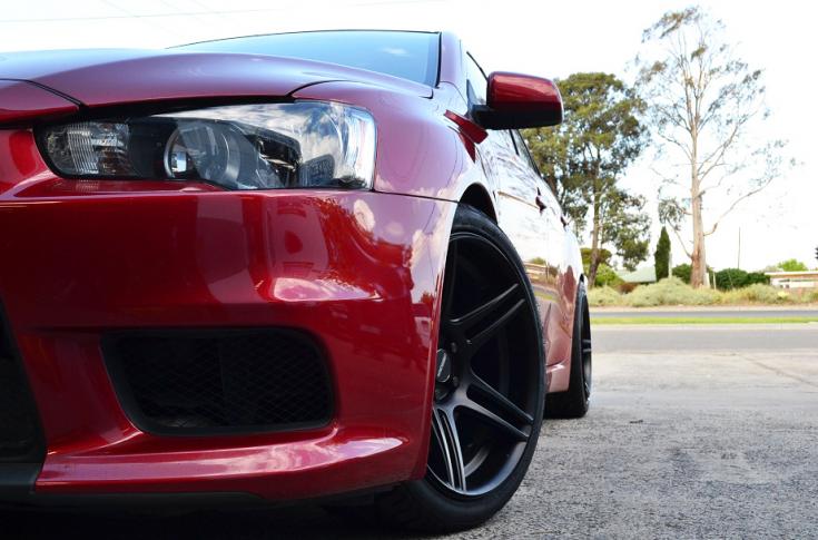 MITSUBISHI LANCER EVO X CC03R  MATTE BLACK
